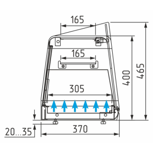 Витрина холодильная настольная Carboma AC38 SM 1,5-11 - Изображение 3