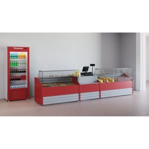 Витрина нейтральная Carboma GC75 N 1,2-1 фронт нестандартный цвет - Изображение 6