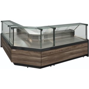 Витрина холодильная Carboma GC111 VM 3,75-1 (1008 Темный дуб) (динамика, без боковин) - Изображение 3