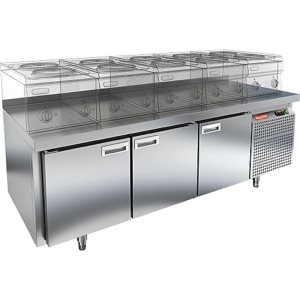 Стол охлаждаемый HiCold GN 111/TN LT под тепловое оборудование, без столещницы