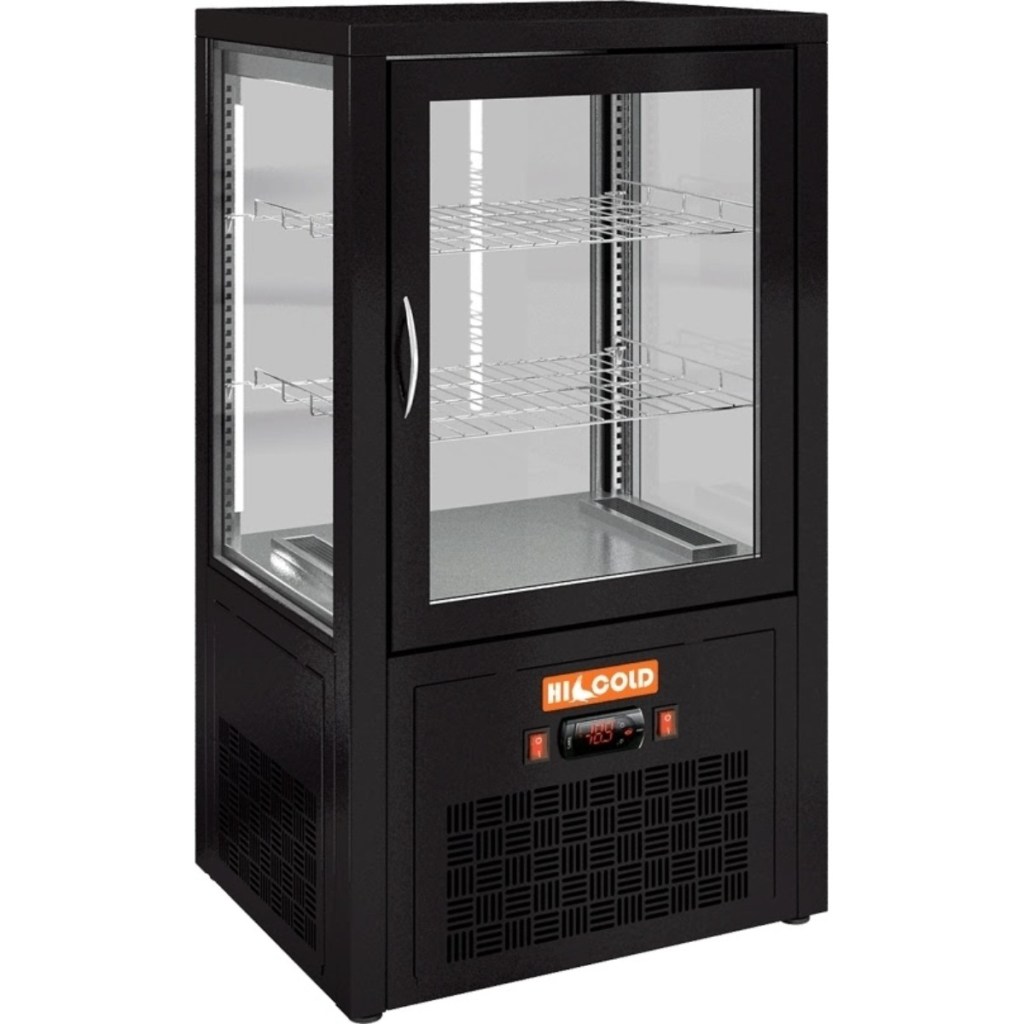 Витрина холодильная настольная  HICOLD VRC 70 Black