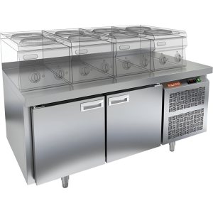 Стол морозильный HiCold GN 11/BT LT O под тепловое оборудование