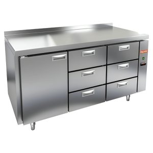 Стол холодильный среднетемпературный HiCold GN 133/TN P (без агрегата)