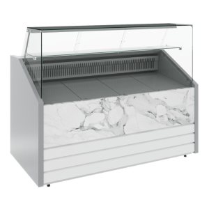 Витрина холодильная Carboma GC75 VV 1,8-1 фронт нестандартный цвет (динамика)