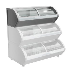 Ларь морозильный с гнутыми раздвижными стеклами Haier HFR-HM400-1 - Изображение 3