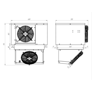 Моноблок холодильный среднетемпературный Intercold ММСМ-115 FT T - Изображение 2